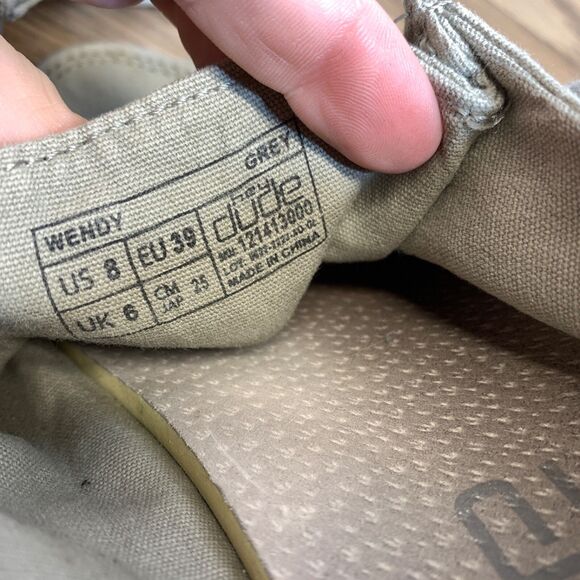 Hey Dude Women's Wendy Grey/beige Size 8 Slip On Comfort - Picture 8 of 9